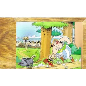 ASTERIX: PROMO: JACHT OP HET EVERZWIJN (DIORAMA)